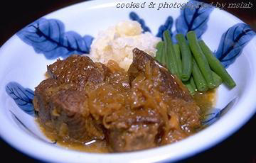 牛肉のビール煮
